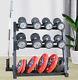 3 Tiers Metal Steel Home Workout Gym Fitness Dumbbell Weight Rack Storage Stand
