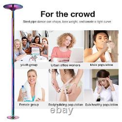 45mm Home Portable Removable Dancing Stripper Pole with Spinning & Static Mode