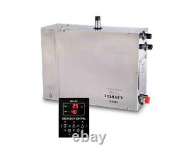 6KW, Steam Generator, Motorized Auto Drain, Stainless Steel, TOUCH PANEL