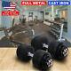 Adjustable 105 Lb Weight Dumbbell Set Home Body Fitness Workout All Metal Plates