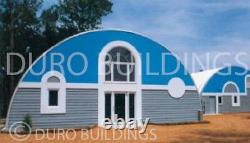 DuroSPAN Steel 44'x24'x16' Metal Quonset DIY Home Building Kits Open Ends DiRECT