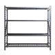 Heavy Duty 4-shelf Metal Rack With Wire Decking In Textured Gray 1000lbs Per
