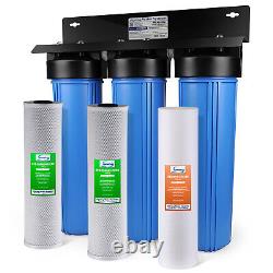 ISpring WGB32B 3-Stage Whole House Water Filtration System with Carbon sediment