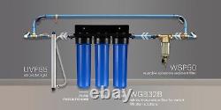 ISpring WGB32B 3-Stage Whole House Water Filtration System with Carbon sediment