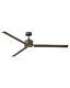 Industrial Design 3-blade Ceiling Fan With Sleek Composite Blades 72 Inches W X