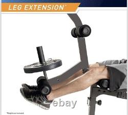 Marcy Olympic Weight Bench With Preacher Curl And Leg Extension For Full Workout