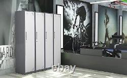 Metal Locker Steel Storage Cabinet with 1 Door for Home Office School Gym Hotel