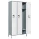 Metal Lockers Storage Cabinet 3 Doors Locker For Office School Gym Hotel Home