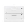 Metal Steel Lockable Deep Drawers Locking Wide File Cabinet For Home Office