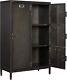 Metal Storage Cabinet Retro Style For Club Home Storage Lockers With 3/4/6 Doors