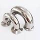 Metal Tri Clamp Ferrule Elbow Bend Fitting Stainless Steel Home Sanitary Parts