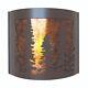 Pd Metals Ts014 Trees Interior Facing One Direction Large Wildlife Series Wall