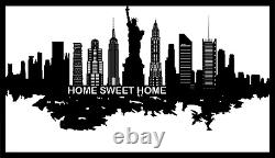 Personalized New York Metal Wall Art, Wall Decor, Wall Hangings, Home Decor