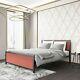Twin/full/queen Metal Bed Frame Withheadboard Footboard Steel Slat Support Home