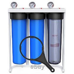 Whole House Well Water Filter System 3-Stage Sediment GAC Filtration 150,000Gal